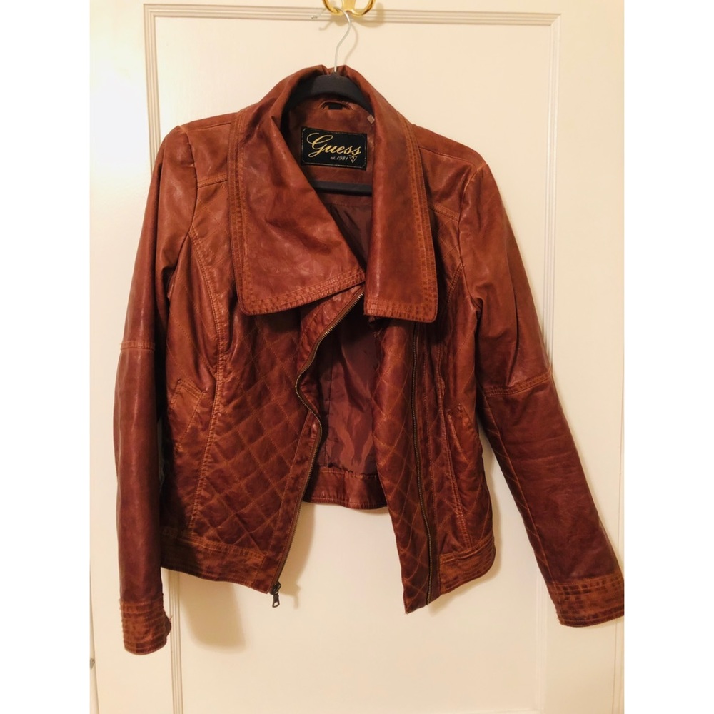 Guess leather jacket